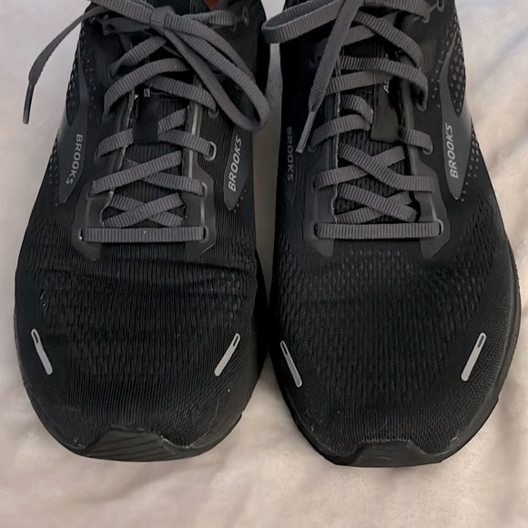 BROOKS 👟 BLACK GTS22 CUSHIONED ADRENALINE ATHLETIC SHOE SNEAKER Men’s 13 D Width - Picture 8 of 15